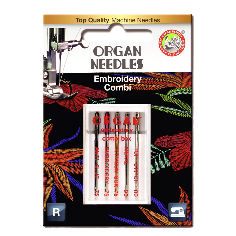 Organ Broderi Combi/5-pakk