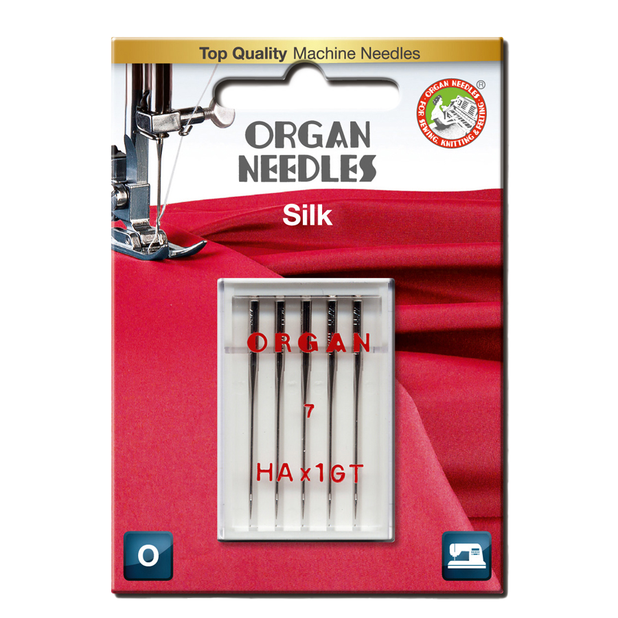 Nål Organ Silke HAx1GT 55, 5-pakk